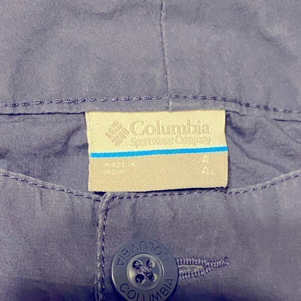 Columbia Cotton Shorts Womens 4 Blue Summer AU0313 - Picture 3 of 3